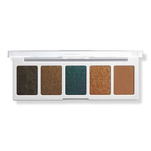 Wet wild COLOR ICON 5 PAN PALETTE MY LUCKY CHARM green gold nude brown eyeshadow - Picture 2 of 5